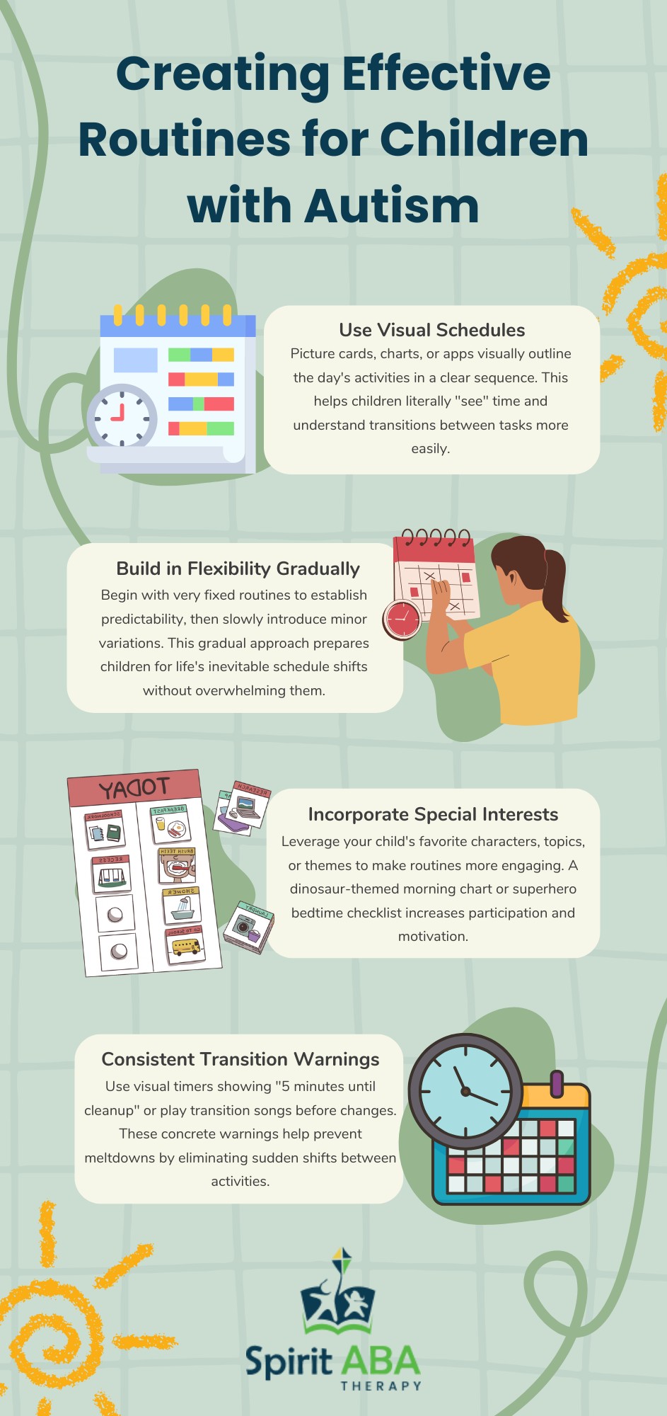 is routine good for autism