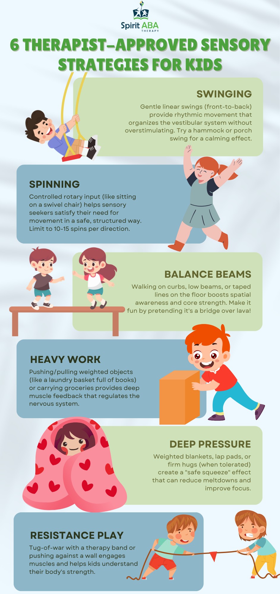 vestibular and proprioception autism