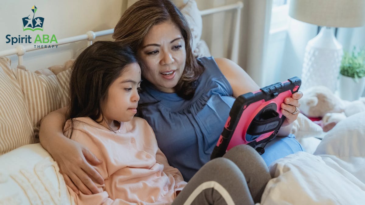 screen time autism, technology limits children, reducing device use